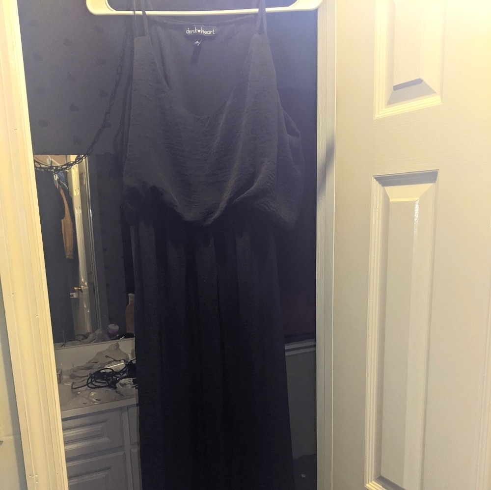Derek Heart Long slit dress